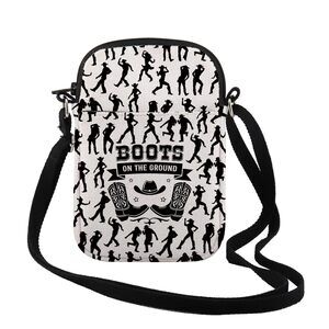 1888 Boots On The Ground Crossbody Bag Western Dance Gift Line Dancing Gift